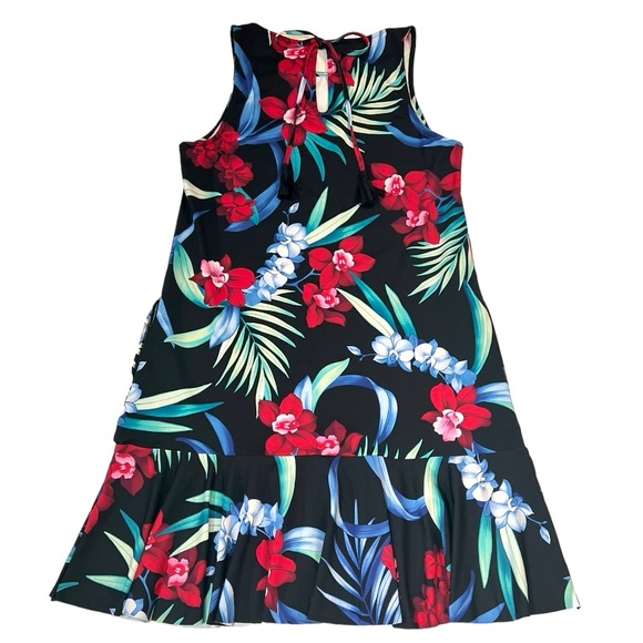 Tommy Bahama Midnight Orchid High-Neck Dress - Picture 9 of 16